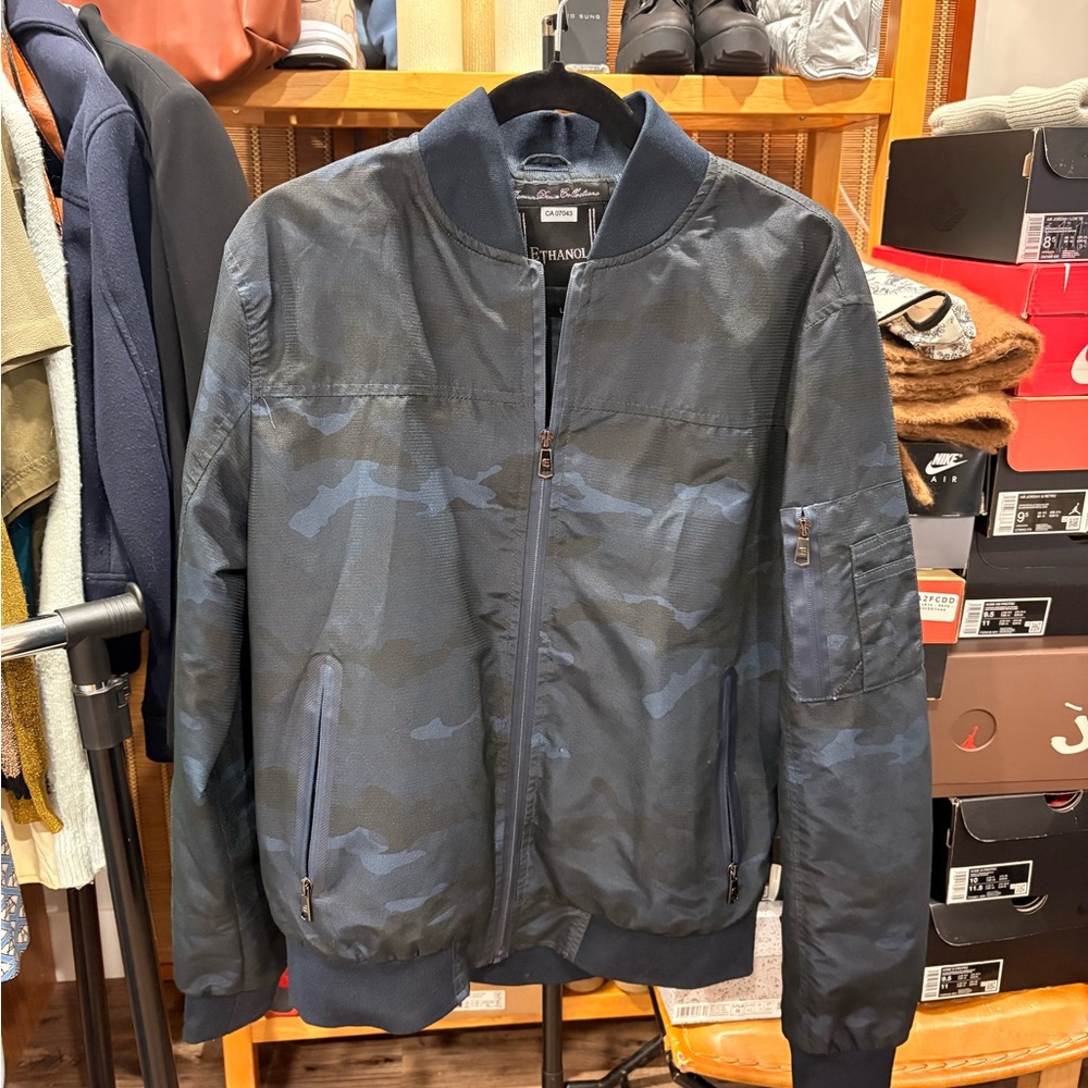 Stylish Camouflage Bomber Jacket